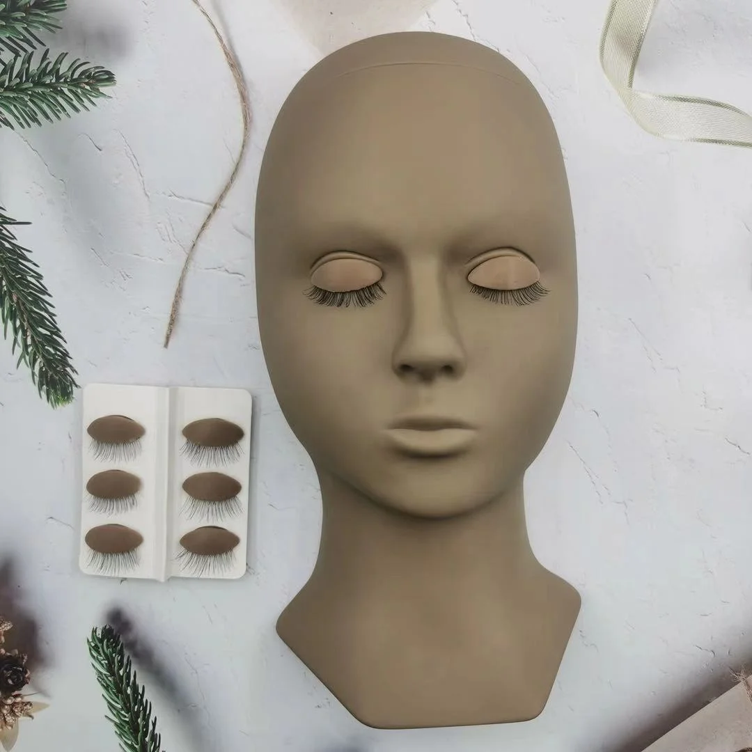 Fashion African American Mannequin Head Silicone Mannequin Heads for Lashes Training, Black, yellow, pink
Fashion African American Mannequin Head Silicone Mannequin Heads for Lashes Training, Black, yellow, pink