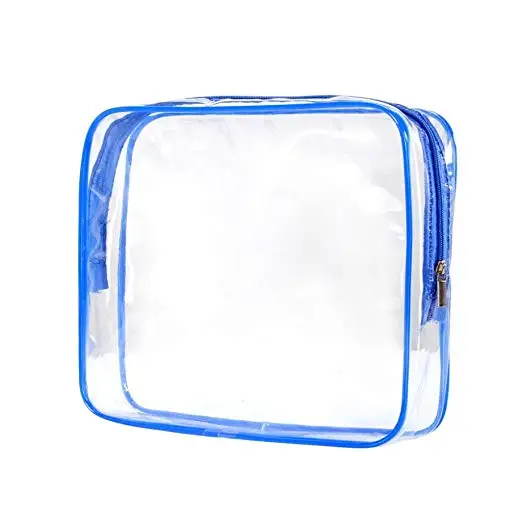 Unisex Plastic Clear Toiletry Bag Makeup PVC Zipper Toiletry Bags, Clear/blue,clear/black,clear/brown,clear/red
Unisex Plastic Clear Toiletry Bag Makeup PVC Zipper Toiletry Bags, Clear/blue,clear/black,clear/brown,clear/red