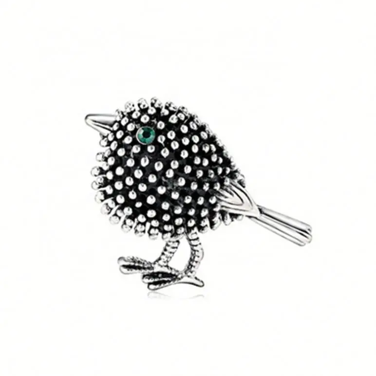 Plating Alloy Sparrow Brooch Exquisite Vintage Animal Brooch Creative Personality Women's Brooch, Gold/white
Plating Alloy Sparrow Brooch Exquisite Vintage Animal Brooch Creative Personality Women's Brooch, Gold/white