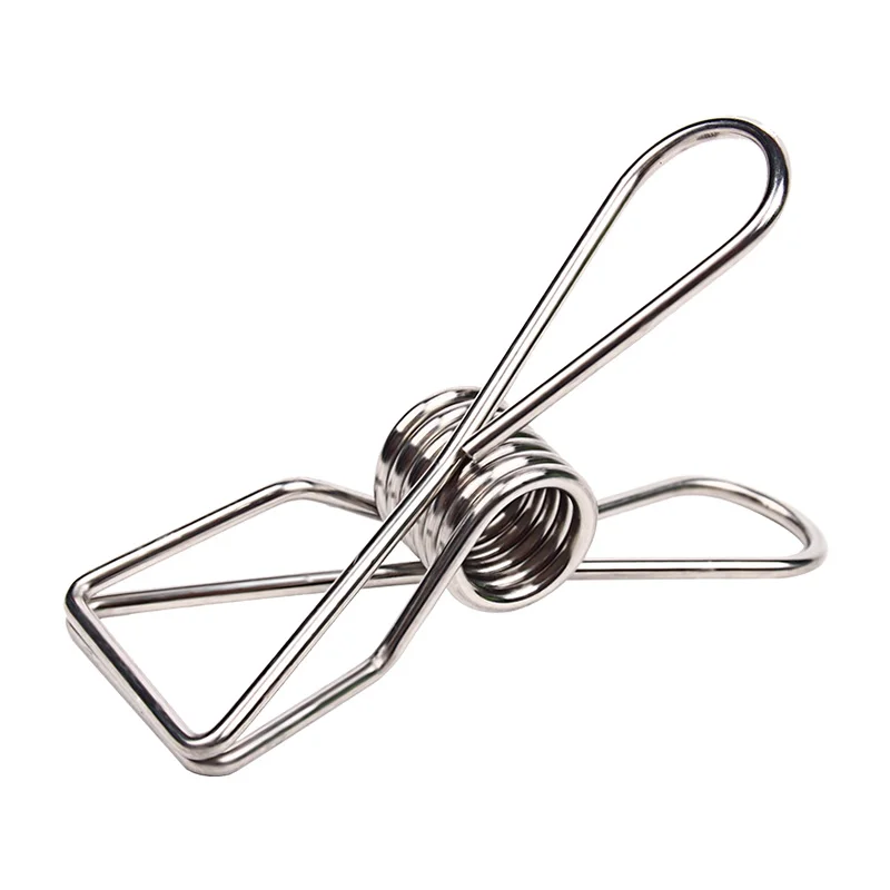 China factory wholesale 316 stainless steel daily life laundry large clothes clips, Sliver
China factory wholesale 316 stainless steel daily life laundry large clothes clips, Sliver