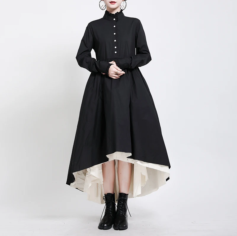 Hot sale 2021 new autumn dress Japanese design black and white stitching bouffant skirt elegant dress 1535
Hot sale 2021 new autumn dress Japanese design black and white stitching bouffant skirt elegant dress 1535