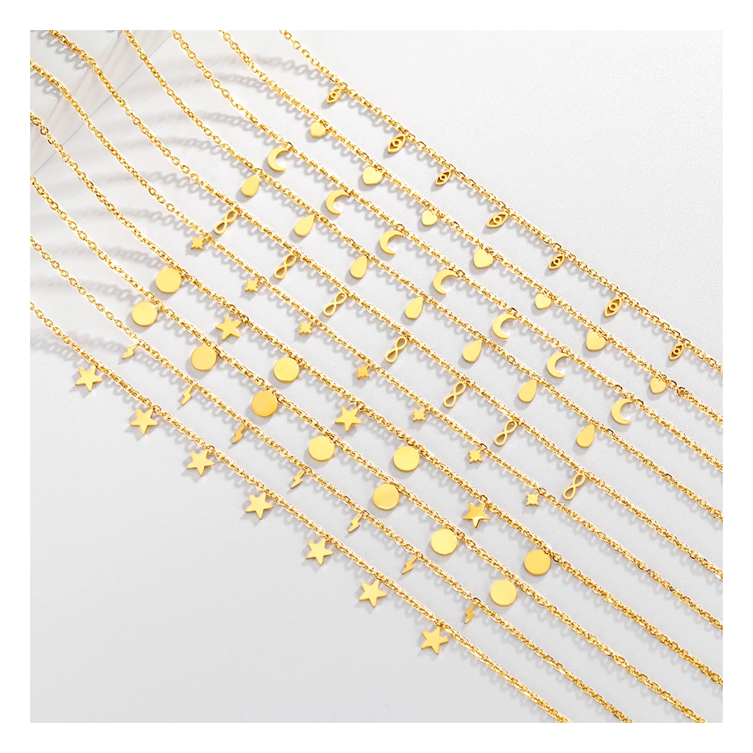 2023 new collection 18K gold plated stainless steel tiny star simple layer necklace for women
2023 new collection 18K gold plated stainless steel tiny star simple layer necklace for women
