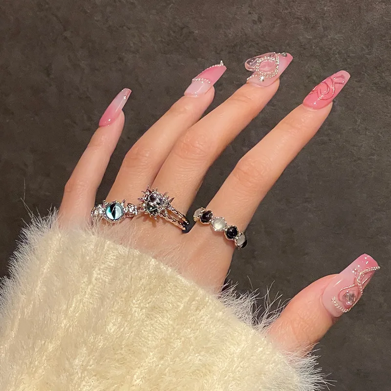 French Style Vintage Ring Simple Gemstone Cat Eye Stone Adjustable Jewelry Ring for Women
French Style Vintage Ring Simple Gemstone Cat Eye Stone Adjustable Jewelry Ring for Women