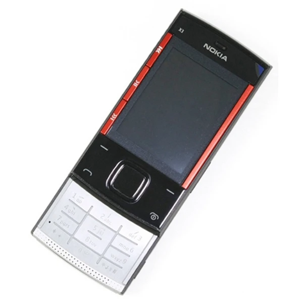 

Refurbished Unlocked Mobile Phone for Nokia X3 X3-00 3.2MP 2.2 Inches 860mAh Support Russian Keyboard
