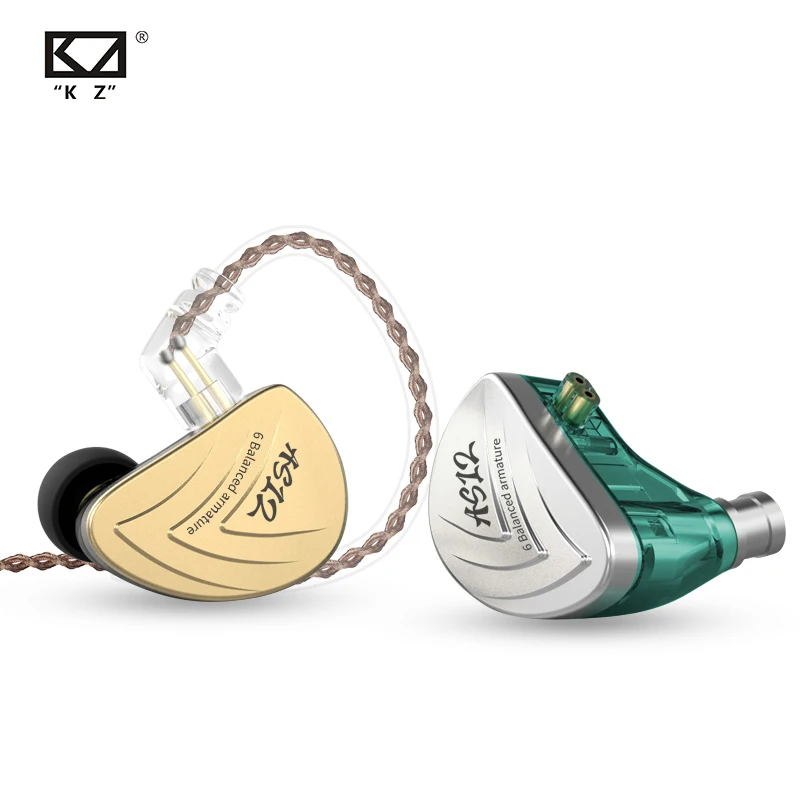 2020 KZ AS12 Super Bass 12Balanced Armatures Earphone IEM Sport Gaming Earbuds Headphone Professional HiFi In Ear Headset, Cyan,gold
2020 KZ AS12 Super Bass 12Balanced Armatures Earphone IEM Sport Gaming Earbuds Headphone Professional HiFi In Ear Headset, Cyan,gold