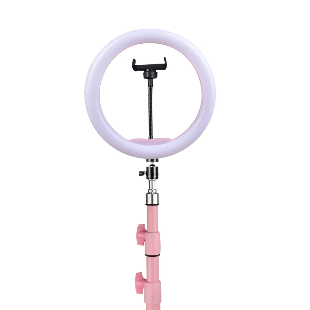 Different size with 13" dimmable pink LED ring light Selfie makeup Light for live streaming
Different size with 13" dimmable pink LED ring light Selfie makeup Light for live streaming