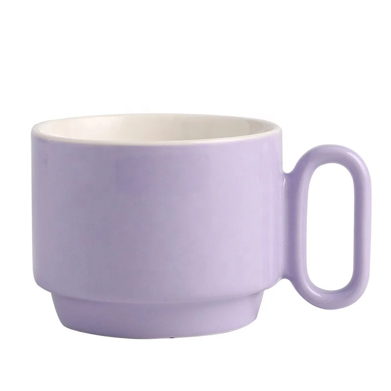 Modern luxury style special cup bottom design purple color stacked up 300ml ceramic coffee tea mug cup
Modern luxury style special cup bottom design purple color stacked up 300ml ceramic coffee tea mug cup