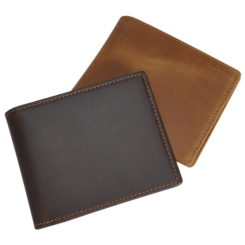 New Hot Selling Customised Leather Wallet Set Pure Leather Bifold Wallet For Man Short Vintage Mens Bifold Wallet, Customized color
New Hot Selling Customised Leather Wallet Set Pure Leather Bifold Wallet For Man Short Vintage Mens Bifold Wallet, Customized color