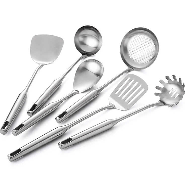 Kitchen Utensil Set Stainless Steel Cooking Tools Utensils Sets Metal For Wholesale, Silver
Kitchen Utensil Set Stainless Steel Cooking Tools Utensils Sets Metal For Wholesale, Silver