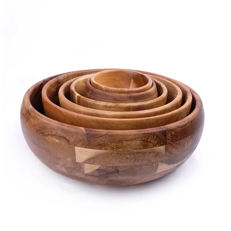 Dia4.3in /11*4.5dish suits Japanese acacia wood household salad bowl meal the whole wooden bowl, Customized
Dia4.3in /11*4.5dish suits Japanese acacia wood household salad bowl meal the whole wooden bowl, Customized