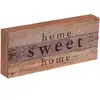 Rustic Home Sweet Home Wooden Box Wall Art Sign Decor,13.98 x 1.97 x 5.91 inches