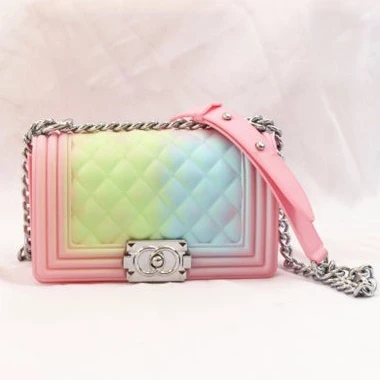 Low MOQ Fashion Lady Chain Shoulder Small Crossbody Hand Bags Women Clear Jelly Purse and Handbags
Low MOQ Fashion Lady Chain Shoulder Small Crossbody Hand Bags Women Clear Jelly Purse and Handbags