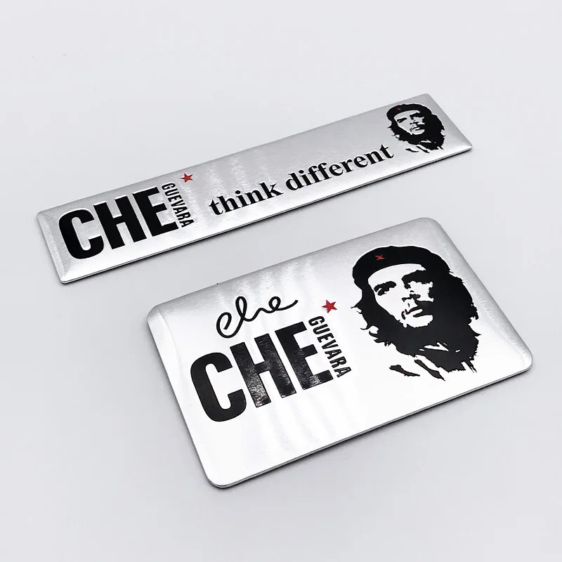 Metal 3D Car Styling Che Guevara Think Different Rear Trunk Emblem Badge Car Body Decals Sticker, Silver black
Metal 3D Car Styling Che Guevara Think Different Rear Trunk Emblem Badge Car Body Decals Sticker, Silver black