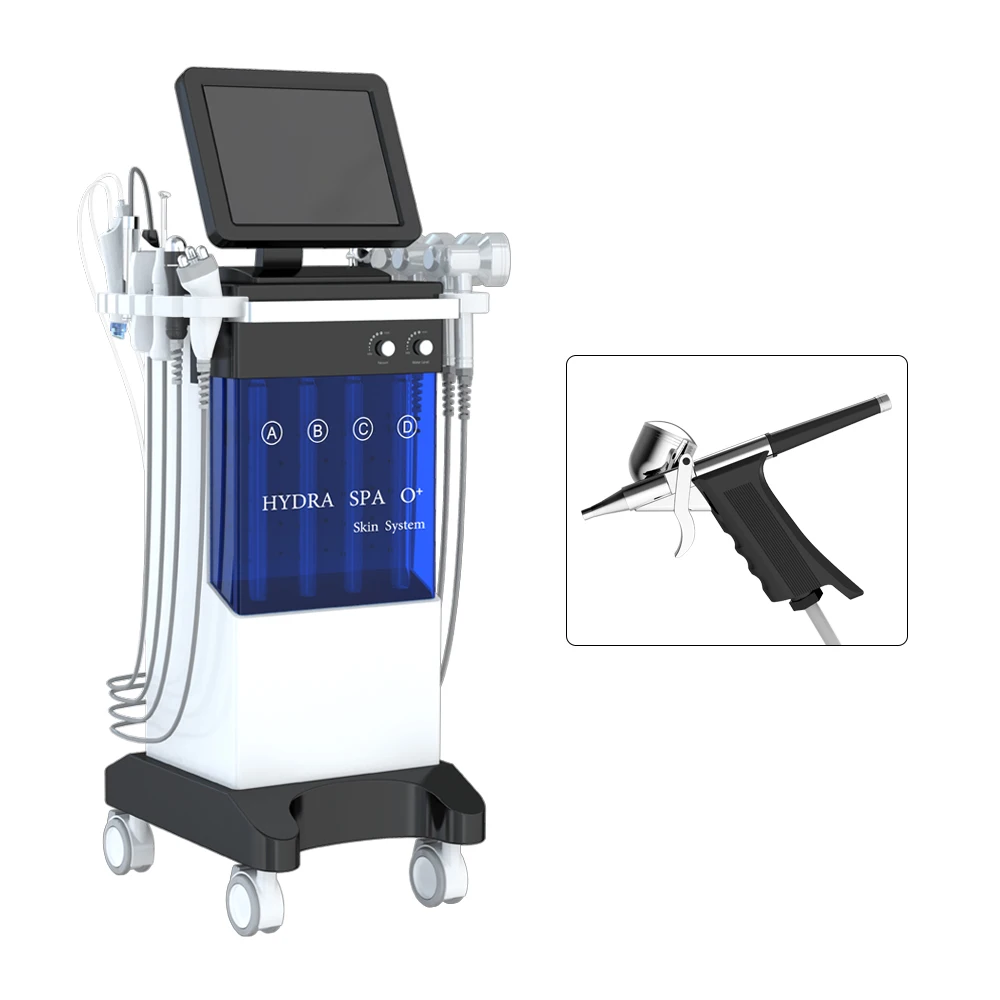 Multiple Hydro Beauty Spa System/Hydrodermabrasion with Hydro oxygen Facial high frequency, Blue and white
Multiple Hydro Beauty Spa System/Hydrodermabrasion with Hydro oxygen Facial high frequency, Blue and white