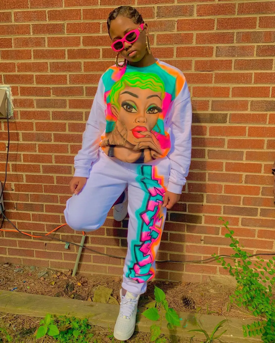 2 Piece Long Sleeve Round Neck Casual Sport Jogger Tracksuit Straight Leisure Two Piece Pants Set Women, Shown
2 Piece Long Sleeve Round Neck Casual Sport Jogger Tracksuit Straight Leisure Two Piece Pants Set Women, Shown