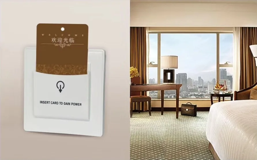 The most reliable European style 13.56MHz RF Card hotel key card energy saving switch