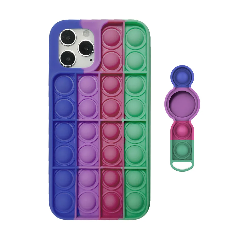 Thick Pop It Phone Cover Silicone Push Bubble Sensory Fidget Toys Phone Case + airtag case
Thick Pop It Phone Cover Silicone Push Bubble Sensory Fidget Toys Phone Case + airtag case