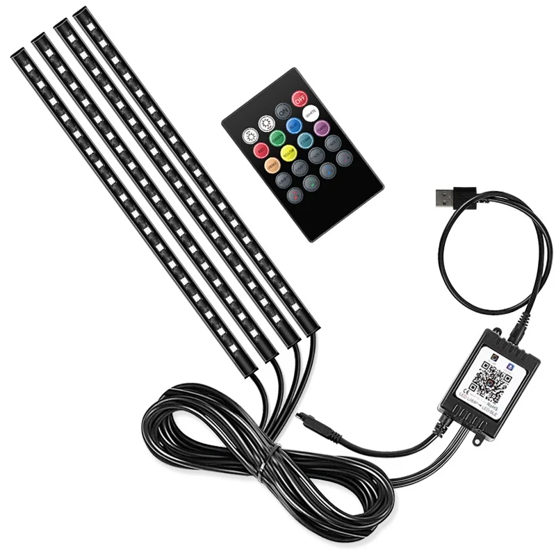 F8 F11 F12 48SMD 72SMD 5050 12v Colorful Decorative Socket Control Led Interior USB Lights with Remote Car Atmosphere Lamp
F8 F11 F12 48SMD 72SMD 5050 12v Colorful Decorative Socket Control Led Interior USB Lights with Remote Car Atmosphere Lamp