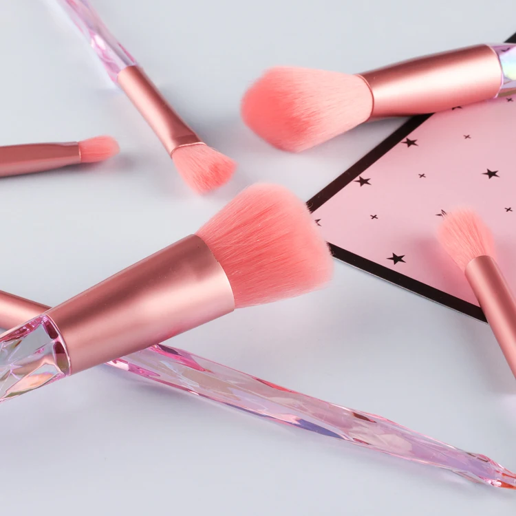 10pcs pink crystal professional foundation brush natural cosmetics makeup brushes set
10pcs pink crystal professional foundation brush natural cosmetics makeup brushes set