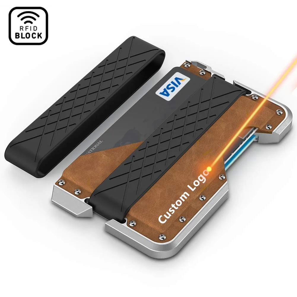 2021 New Leather And Slim Aluminum Card Holder Wallet With Bottle Opener and Money Clip for Men Women, Best Promotion Gift, Black/ brown/ coffee
2021 New Leather And Slim Aluminum Card Holder Wallet With Bottle Opener and Money Clip for Men Women, Best Promotion Gift, Black/ brown/ coffee
