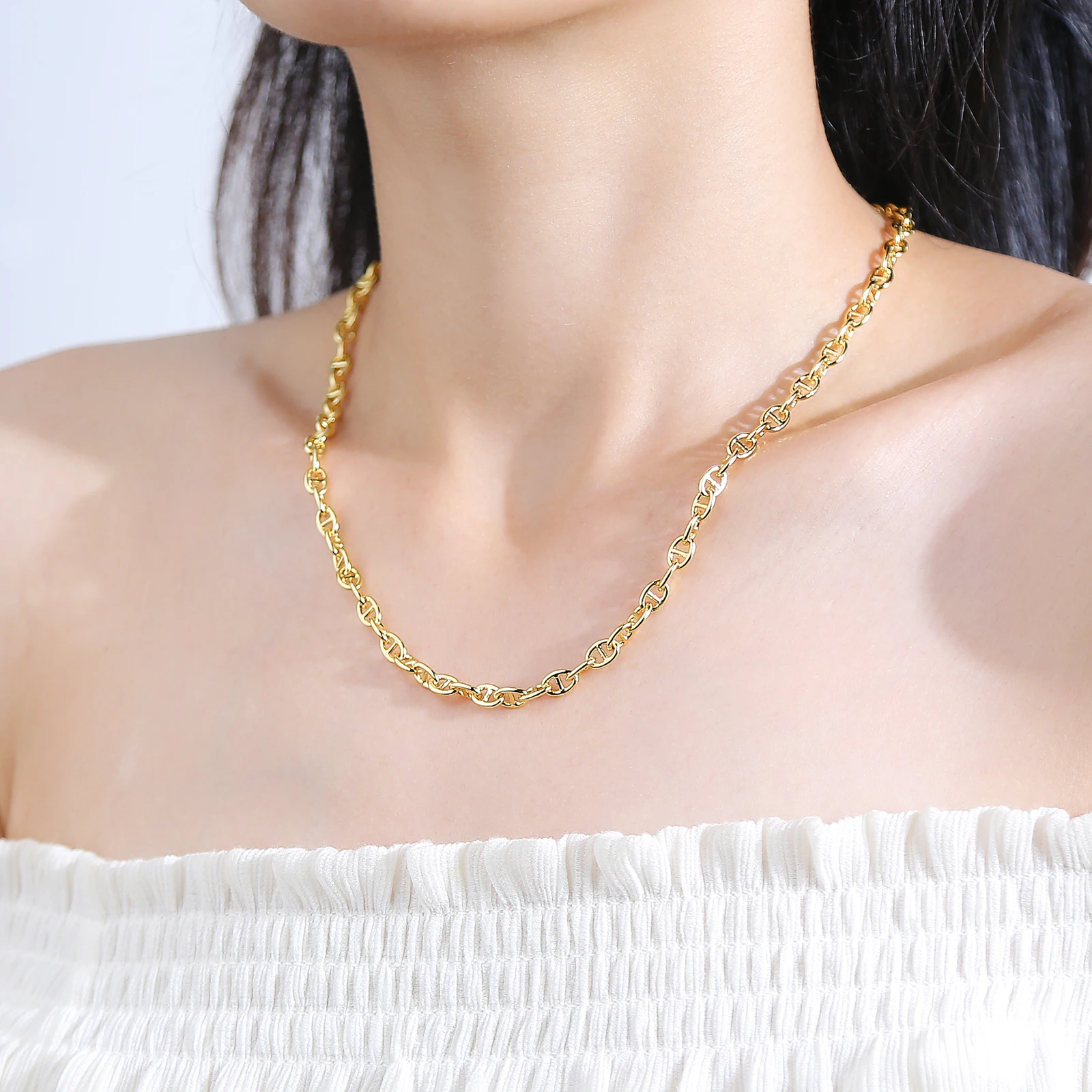 Free Sample New Hiphop Unisex Custom Gold Plated Necklace Jewelry Necklace Trendy for Gifts
Free Sample New Hiphop Unisex Custom Gold Plated Necklace Jewelry Necklace Trendy for Gifts