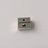Block NeFeB permanent magnet N50m ni coated rectangle shape with holes size9.3*4*4.6mm