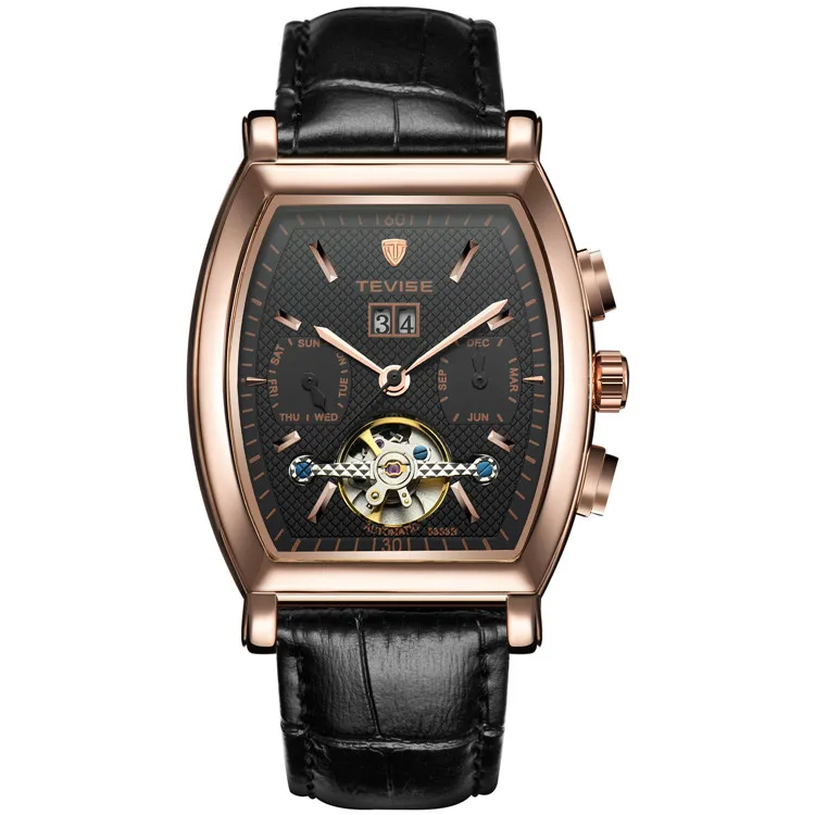 Factory Supply Wholesale Various Design High Quality Automatic Mechanical Waterproof Tourbillion Watch, Optional
Factory Supply Wholesale Various Design High Quality Automatic Mechanical Waterproof Tourbillion Watch, Optional