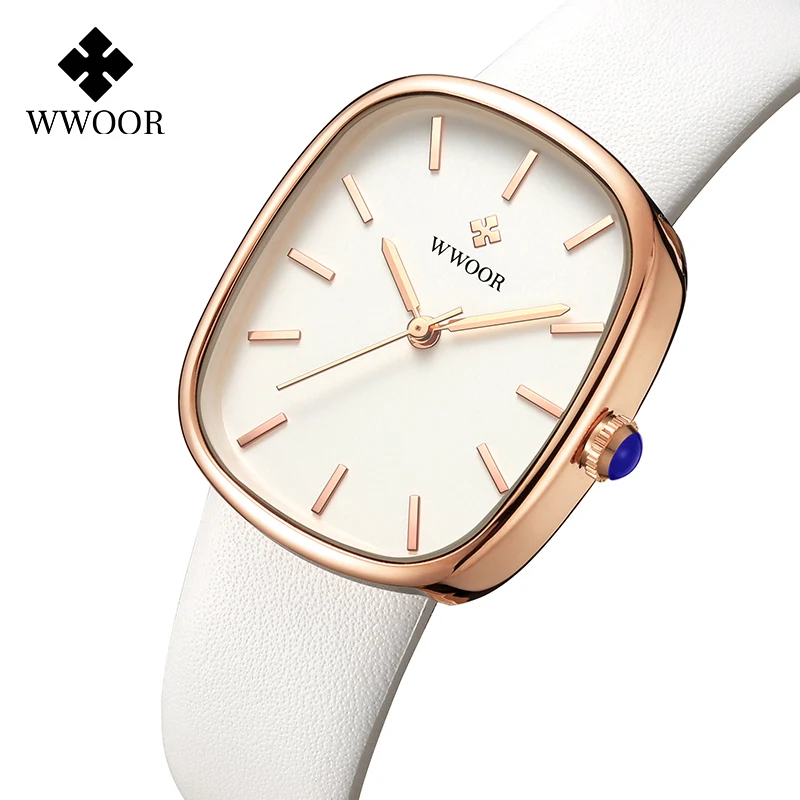 New Arrival WWOOR Womens Simple Wristwatches Luxury 30M Waterproof Genuine Leather Strap Watches Fashion Quartz Watches For Lady
New Arrival WWOOR Womens Simple Wristwatches Luxury 30M Waterproof Genuine Leather Strap Watches Fashion Quartz Watches For Lady