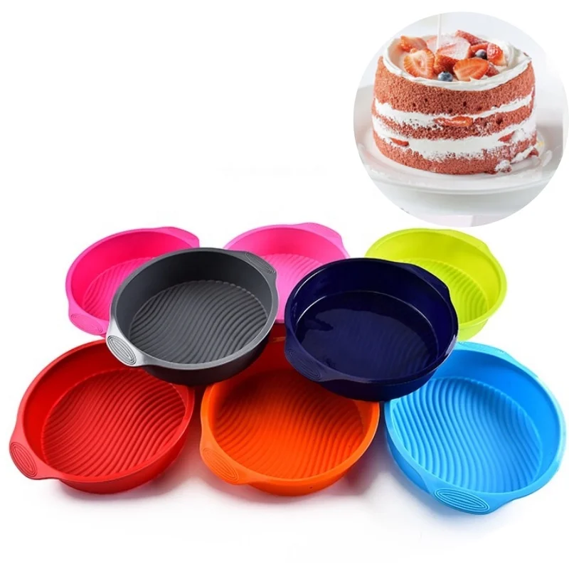 High Quality Food Grade Pop Round Shape Silicone Cake Molds Tray Chiffon Pan Baking Moulds Tools For Cake
High Quality Food Grade Pop Round Shape Silicone Cake Molds Tray Chiffon Pan Baking Moulds Tools For Cake