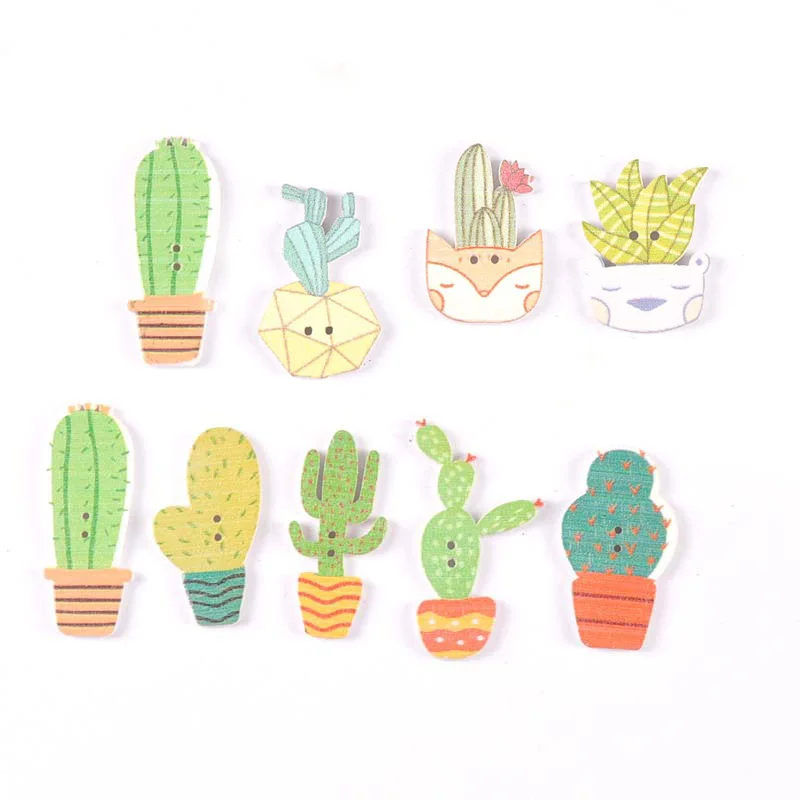 wholesale price hot sale two hole green cactus design cartoon decorative wood buttons for kids diy scrapbooking 
wholesale price hot sale two hole green cactus design cartoon decorative wood buttons for kids diy scrapbooking
