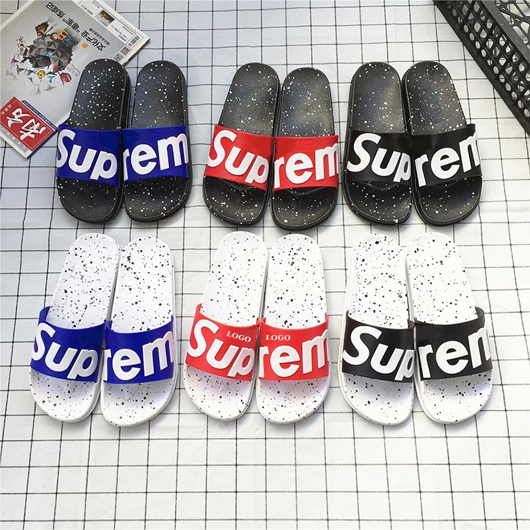Pvc latest design flat sandal unisex house custom logo slipper slides sandals flip flop women's slippers
Pvc latest design flat sandal unisex house custom logo slipper slides sandals flip flop women's slippers