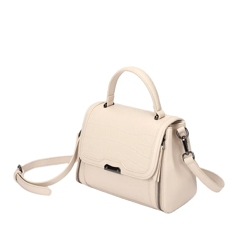 New Popular Pure Color Cowhide Leather Alligator Pattern Woman Small Casual Tote Handbag, Black, beige
New Popular Pure Color Cowhide Leather Alligator Pattern Woman Small Casual Tote Handbag, Black, beige