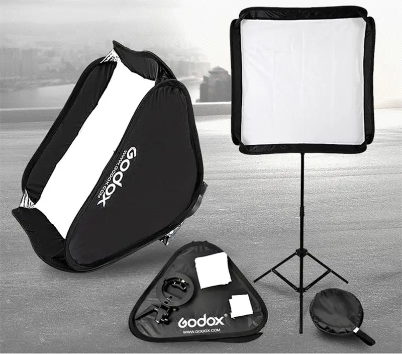 photo studio accessories godox Portable Foldable Softbox with S Type Bracket Holder for Studio Speedlight, Black+white
photo studio accessories godox Portable Foldable Softbox with S Type Bracket Holder for Studio Speedlight, Black+white