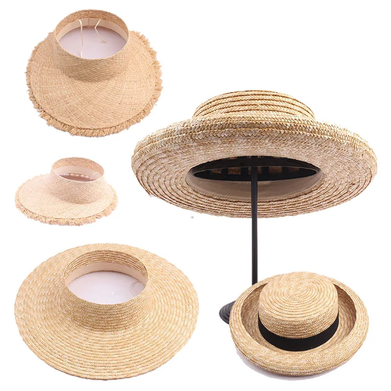 2022 OEM Custom Beach Sunscreen Visor Empty Top Adjustable Hollow Whea Beach sombreros For Women Lifeguard Straw Hat Wholesale
2022 OEM Custom Beach Sunscreen Visor Empty Top Adjustable Hollow Whea Beach sombreros For Women Lifeguard Straw Hat Wholesale