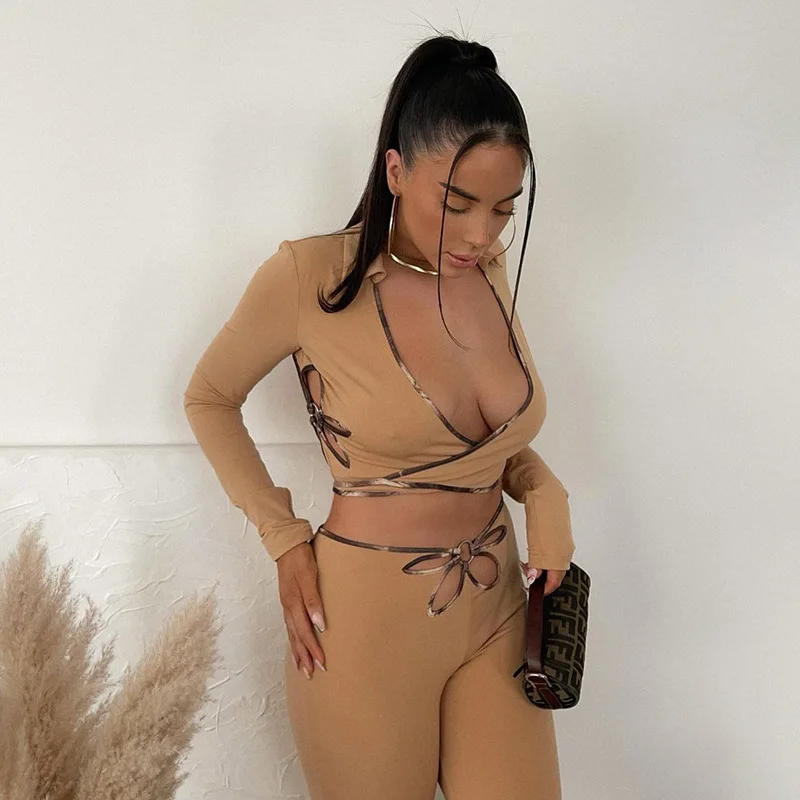 2022 Spring Sexy Nightclub Hollow Out Crop Top Set Woman Fashion V Neck Women Sets Two Piece, Picture color
2022 Spring Sexy Nightclub Hollow Out Crop Top Set Woman Fashion V Neck Women Sets Two Piece, Picture color