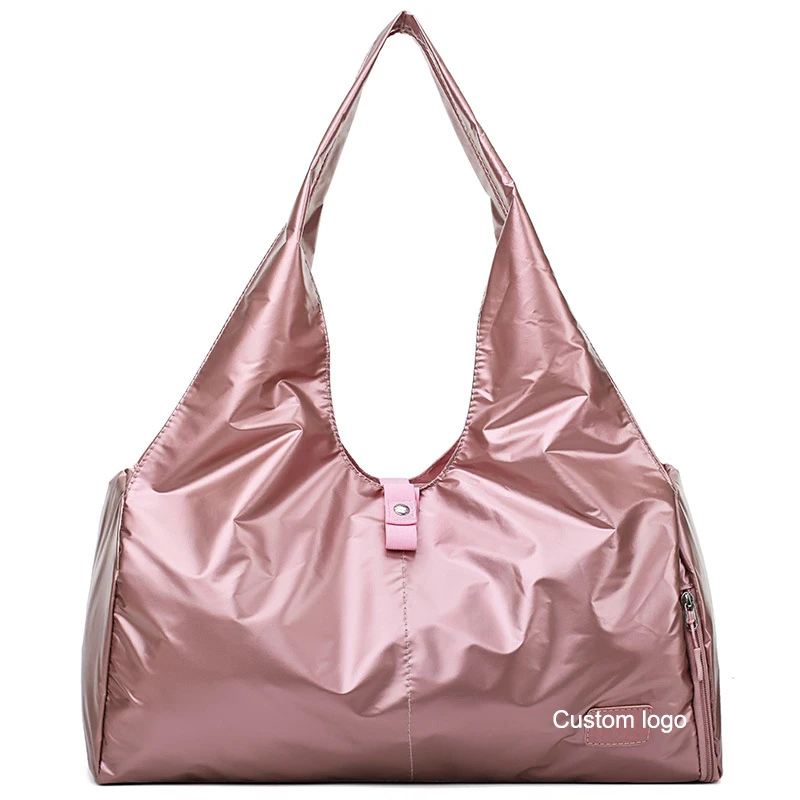 Carrying Workout Gear Shoe Compartment Travel Yoga Gym Bag for Women, Rose gold/silver
Carrying Workout Gear Shoe Compartment Travel Yoga Gym Bag for Women, Rose gold/silver