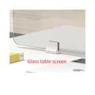 Hot selling office furniture 2 seater workstation desk with desktop screen