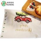 Plain cotton kitchen towel custom printed tea towel 50x70cm