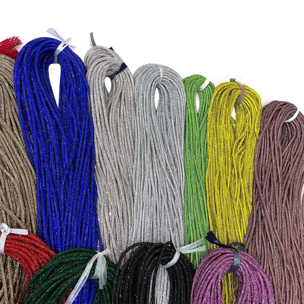 S178 New Arrival 6mm Luxury crystal diamond rhinestone cord for hoodies crystal rhinestone rope tube
S178 New Arrival 6mm Luxury crystal diamond rhinestone cord for hoodies crystal rhinestone rope tube