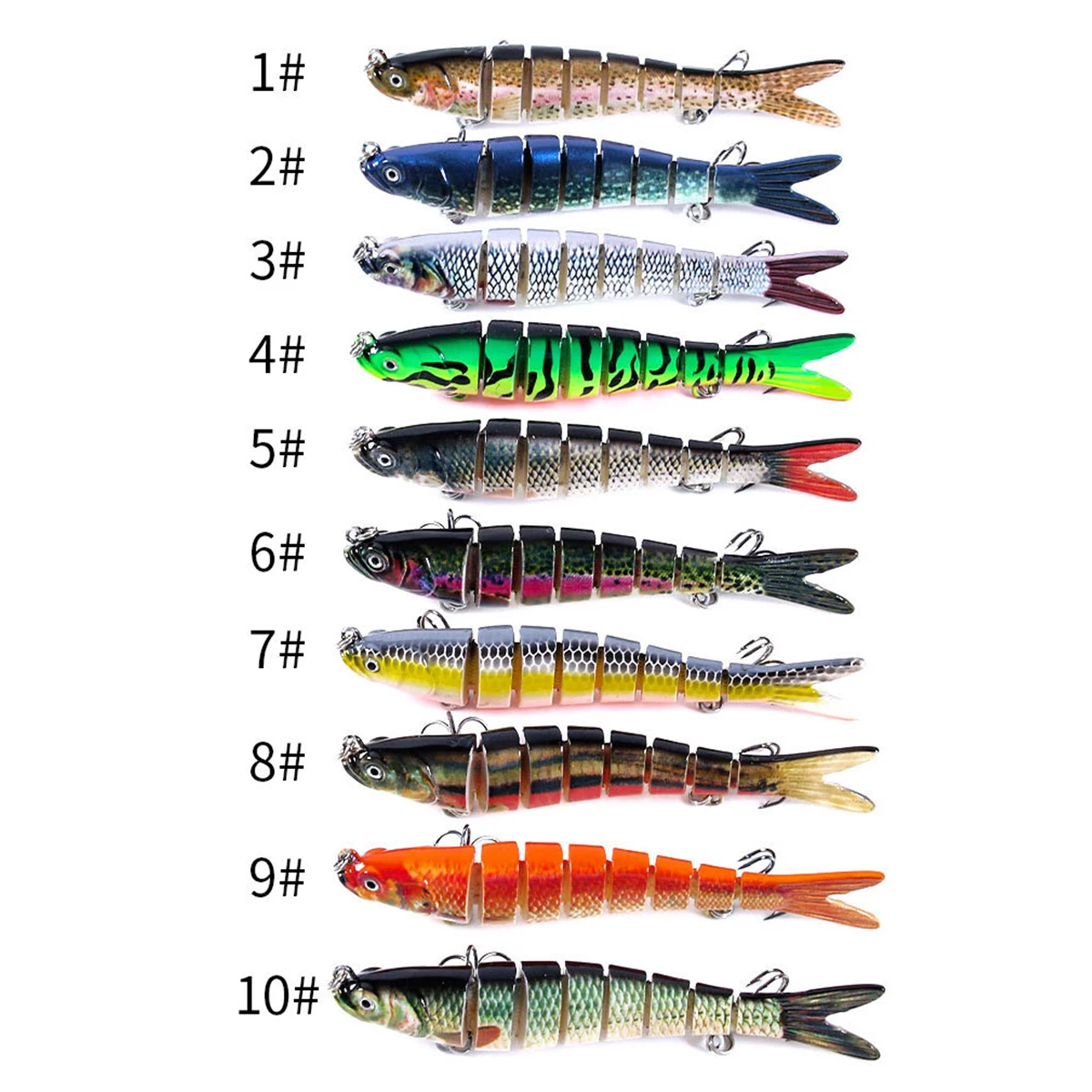 High Quality Reasonable Price Segmented Swimbait Jointed Swimbait hard plastic boat For Seawater Fishing, Colorful
High Quality Reasonable Price Segmented Swimbait Jointed Swimbait hard plastic boat For Seawater Fishing, Colorful
