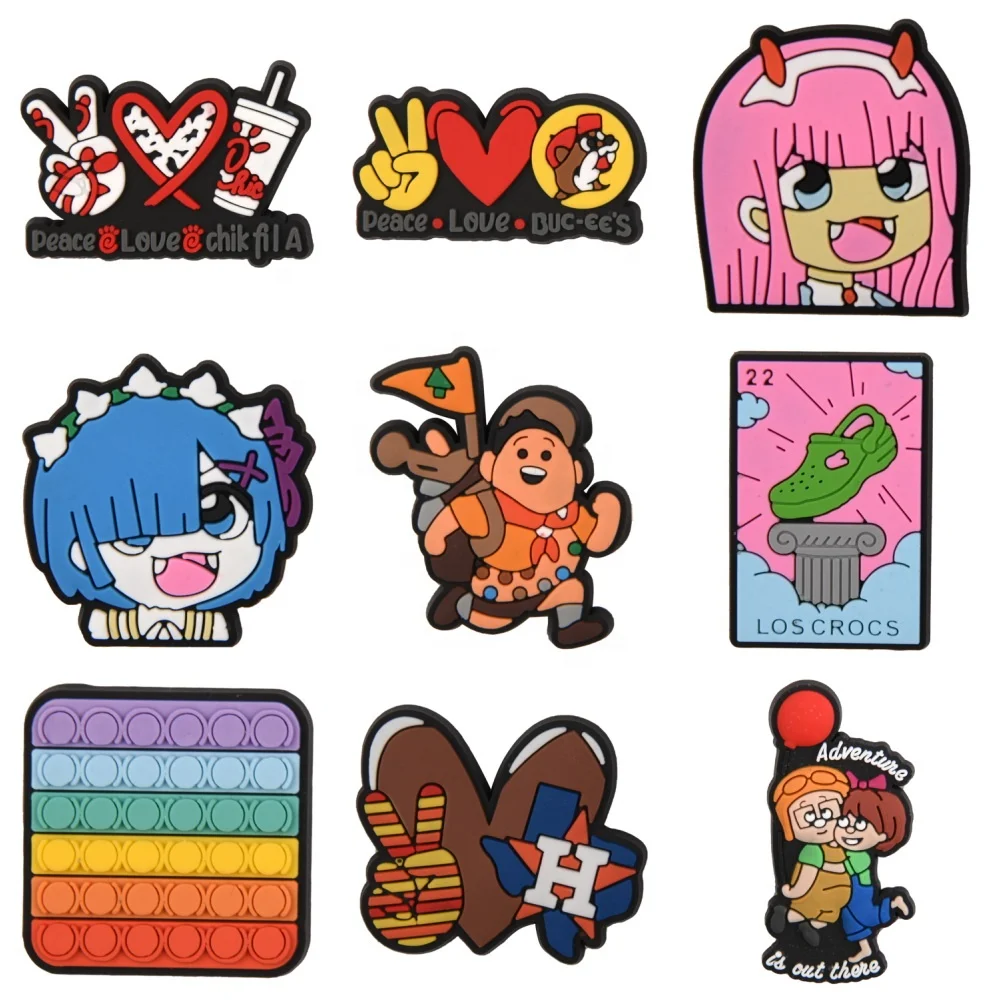 Pop Shoe Charm for Kids Gift Wholesale Cartoon Croc Charm for Bracelet Decoration Monster Charms for Children Shoes Decoration, Jewelry
Pop Shoe Charm for Kids Gift Wholesale Cartoon Croc Charm for Bracelet Decoration Monster Charms for Children Shoes Decoration, Jewelry