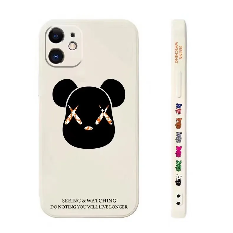 Tide brand bear 12 mobile phone case xsmax Apple 11 protective case innovative three-sided printing mobile phone case, Red, orange, yellow, green, blue, blue, purple, black, white
Tide brand bear 12 mobile phone case xsmax Apple 11 protective case innovative three-sided printing mobile phone case, Red, orange, yellow, green, blue, blue, purple, black, white