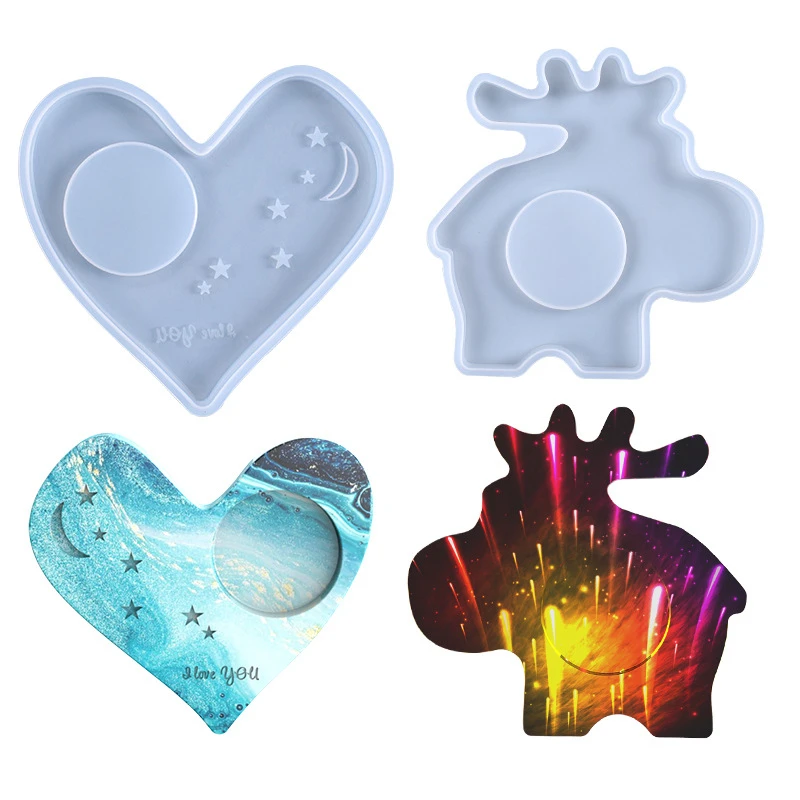 Home Decoration Epoxy Craft Heart Shaped Moon Star Candlebrum Candler Candlestick Candle Holder Resin Silicone Candle Stand Mold
Home Decoration Epoxy Craft Heart Shaped Moon Star Candlebrum Candler Candlestick Candle Holder Resin Silicone Candle Stand Mold