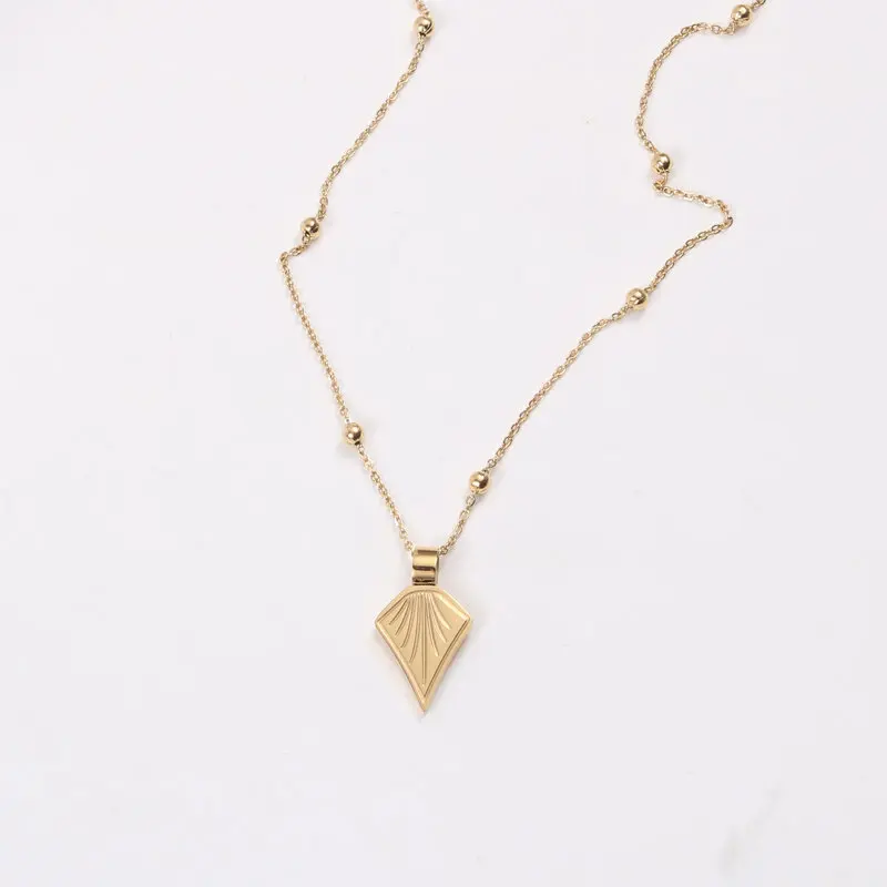Joolim 18K Gold Plated Personalized Grass Stainless Steel Pendant Necklace Jewelry Wholesale
Joolim 18K Gold Plated Personalized Grass Stainless Steel Pendant Necklace Jewelry Wholesale