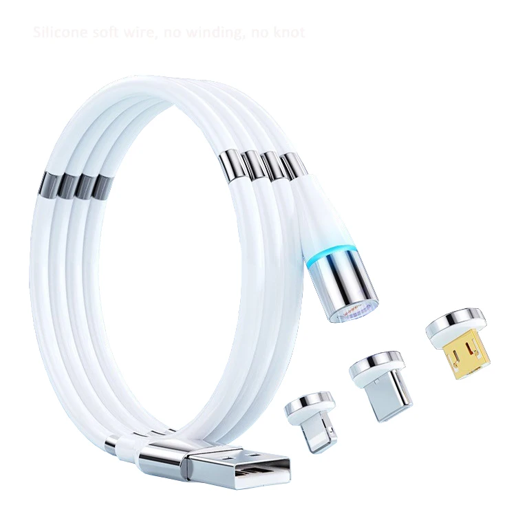 2021 Hot Selling 3A Magnetic Charging Cable Fast Easy Coil Charging Cable Usb Android, White
2021 Hot Selling 3A Magnetic Charging Cable Fast Easy Coil Charging Cable Usb Android, White