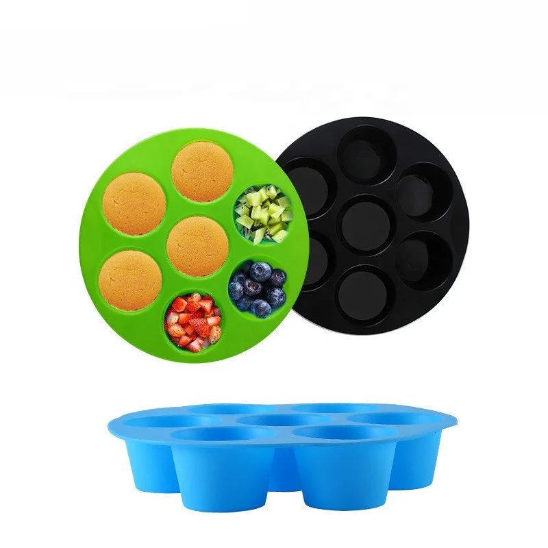 7 Hole Reusable Food Grade Non-stick Silicone Cake Mold/ Egg Bites Pan/Baby Food Freezer Tray with Lid, Customized color
7 Hole Reusable Food Grade Non-stick Silicone Cake Mold/ Egg Bites Pan/Baby Food Freezer Tray with Lid, Customized color