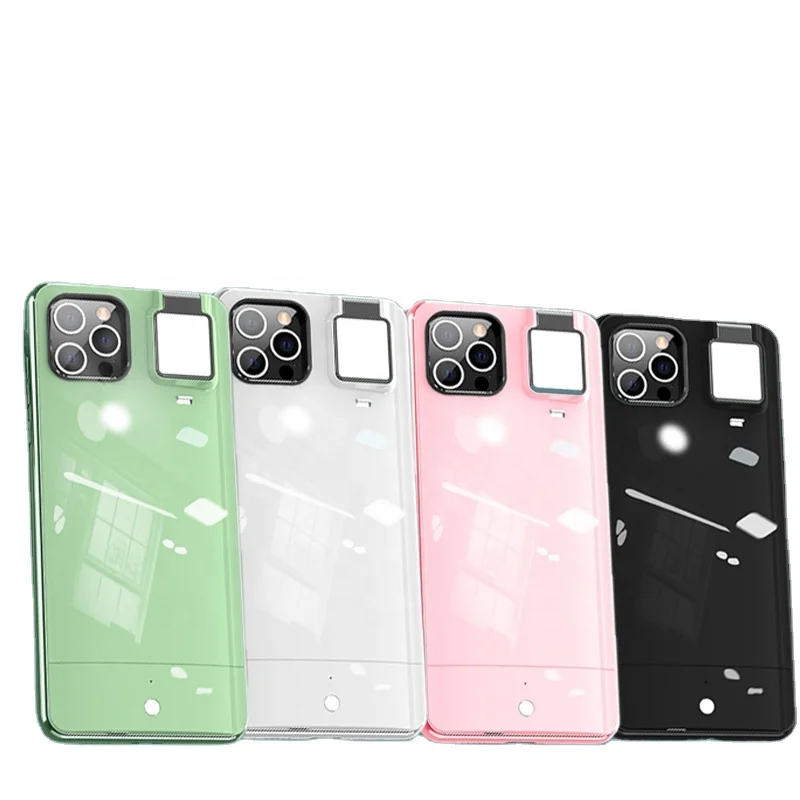 Luxury fashion gift fill light Real-time streaming Vlog selfie Built-in battery fill light mobile phone case, Black/white/pink/green
Luxury fashion gift fill light Real-time streaming Vlog selfie Built-in battery fill light mobile phone case, Black/white/pink/green