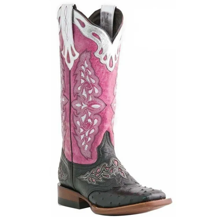 2021 Women Fashion Cowboy Boots Casual Embroidery PU Leather Vintage Knee High Flat Boots Cowgirl Boots
2021 Women Fashion Cowboy Boots Casual Embroidery PU Leather Vintage Knee High Flat Boots Cowgirl Boots