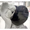 China ShanXi Black Granite Angel Monuments Heart Headstone Tombstone