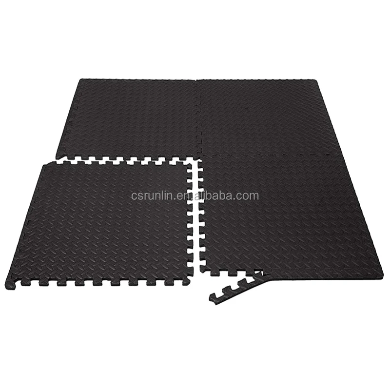 สีทึบวัสดุ EVA ประสานเสื่อชั้นยิมเสื่อทาทามิสำหรับการฝึกร่างกาย 5